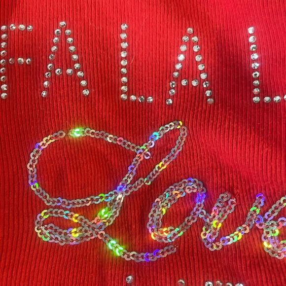 Victoria's Secret Fa La La Love Me Sequin Tank - Medium - Picture 3 of 3